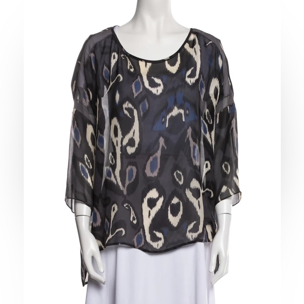 Silk printed Blouse